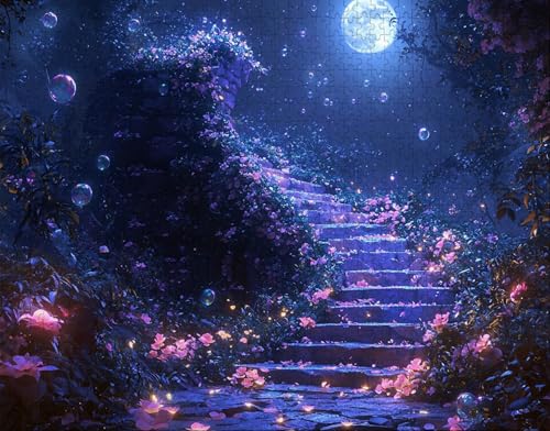Puzzle 100 Teile Erwachsene Warmes Zuhause 28x40cm Puzzles für Erwachsene Lernspiel Herausforderungsspielzeug 100 Teilige Spiel Puzzlematte Traum, Anlage Puzzlematte, Geschenk M-2 von Hanjunng