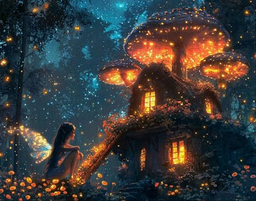 Puzzle 100 Teile Erwachsene Warmes Zuhause 28x40cm Puzzles für Erwachsene Lernspiel Herausforderungsspielzeug 100 Teilige Spiel Puzzlematte Traum, Anlage Puzzlematte, Geschenk P-8 von Hanjunng