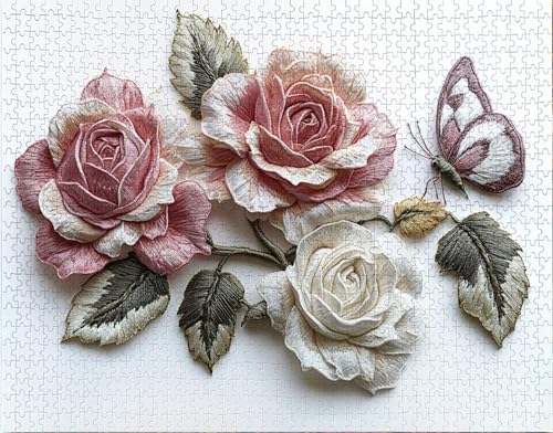 Puzzle 100 Teile Erwachsene Warmes Zuhause 28x40cm für Erwachsene Lernspiel Herausforderungsspielzeug 100 Teilige Puzzle Blume, Anlage Puzzlematte, Puzzlematte-Geschenk C-7 von Hanjunng
