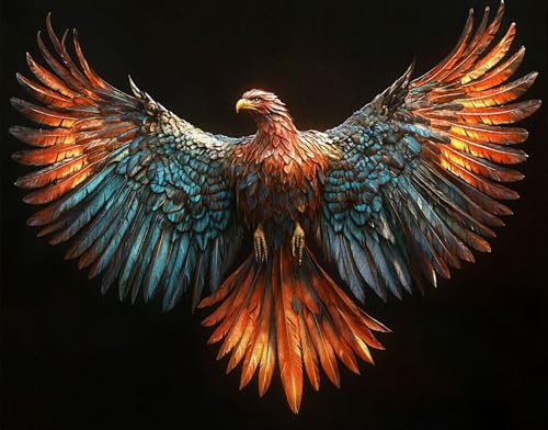 Puzzle 100 Teile Erwachsene Warmes Zuhause 28x40cm für Erwachsene Lernspiel Herausforderungsspielzeug 100 Teilige Puzzle Vogel, PhöNix Puzzlematte, Puzzlematte-Geschenk R-1 von Hanjunng