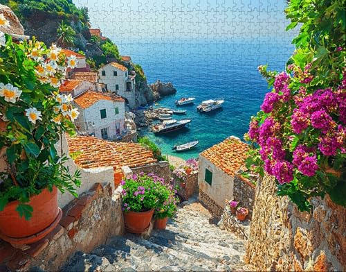 Puzzle 100 Teile Erwachsene Zuhause 28x40cm Puzzles für Erwachsene Lernspiel Herausforderungsspielzeug 100 Teilige Puzzlematte Anlage, MeeresoberfläChe Puzzlematte, Gift Y-2 von Hanjunng