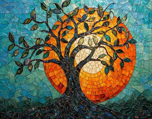 Puzzle 150 Teile, Puzzle Erwachsene, Baum des Lebens Puzzlematte, Indoor-Puzzlematte-Kreativspiel zur Entspannung von Erwachsenen und Erziehung Sonnenaufgang, Geschenke U-5 Puzzle 150 Teile, Puzzle Erwachsene, Baum des Lebens Puzzlematte, Indoor-Puzzlematte-Kreativspiel zur Entspannung von Erwachsenen und Erziehung Sonnenaufgang, Geschenke U-5 von Hanjunng