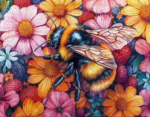 Puzzle 150 Teile, Puzzle Erwachsene, Biene Puzzlematte, Indoor-Puzzlematte-Kreativspiel zur Entspannung von Erwachsenen und Erziehung Blume, Geschenke auf der Ganzen Welt R-7 Puzzle 150 Teile, Puzzle Erwachsene, Biene Puzzlematte, Indoor-Puzzlematte-Kreativspiel zur Entspannung von Erwachsenen und Erziehung Blume, Geschenke auf der Ganzen Welt R-7 von Hanjunng