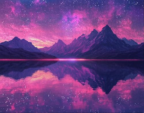 Puzzle 150 Teile, Puzzle Erwachsene, See Puzzlematte, Indoor-Puzzlematte-Kreativspiel zur Entspannung von Erwachsenen und Erziehung Sternenhimmel, Geschenke auf der Ganzen Welt B-9 Puzzle 150 Teile, Puzzle Erwachsene, See Puzzlematte, Indoor-Puzzlematte-Kreativspiel zur Entspannung von Erwachsenen und Erziehung Sternenhimmel, Geschenke auf der Ganzen Welt B-9 von Hanjunng