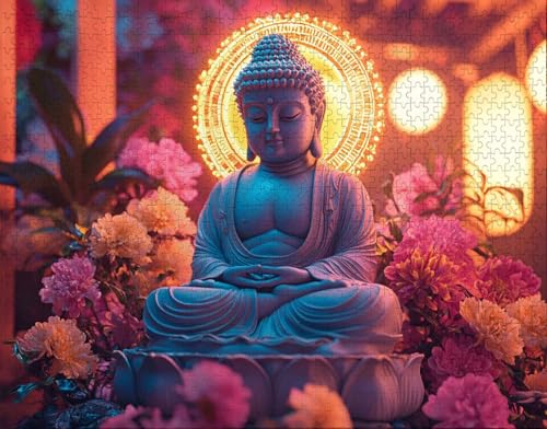 Puzzle 30 Teile, Puzzle Erwachsene, Anlage Puzzlematte, Indoor-Puzzlematte-Kreativspiel zur Entspannung von Erwachsenen und Erziehung Buddha, Geschenke auf der Ganzen Welt W-2 Puzzle 30 Teile, Puzzle Erwachsene, Anlage Puzzlematte, Indoor-Puzzlematte-Kreativspiel zur Entspannung von Erwachsenen und Erziehung Buddha, Geschenke auf der Ganzen Welt W-2 von Hanjunng