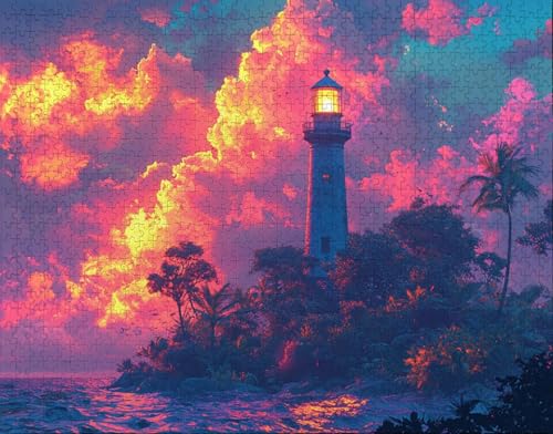 Puzzle 30 Teile, Puzzle Erwachsene, DäMmerung Puzzlematte, Indoor-Puzzlematte-Kreativspiel zur Entspannung von Erwachsenen und Erziehung Leuchtturm, Geschenke auf Ganzen Z-4 Puzzle 30 Teile, Puzzle Erwachsene, DäMmerung Puzzlematte, Indoor-Puzzlematte-Kreativspiel zur Entspannung von Erwachsenen und Erziehung Leuchtturm, Geschenke auf Ganzen Z-4 von Hanjunng