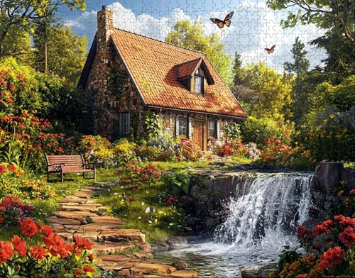 Puzzle 30 Teile, Puzzle Erwachsene, GrüN Puzzlematte, Indoor-Puzzlematte-Kreativspiel zur Entspannung von Erwachsenen und Erziehung Fallen, Geschenke auf der Ganzen Welt Q-6 von Hanjunng