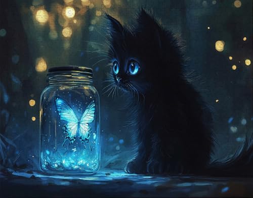 Puzzle 30 Teile, Puzzle Erwachsene, Schmetterling Puzzlematte, Indoor-Puzzlematte-Kreativspiel zur Entspannung von Erwachsenen und Erziehung Schwarz, Geschenke auf Ganzen U-9 Puzzle 30 Teile, Puzzle Erwachsene, Schmetterling Puzzlematte, Indoor-Puzzlematte-Kreativspiel zur Entspannung von Erwachsenen und Erziehung Schwarz, Geschenke auf Ganzen U-9 von Hanjunng