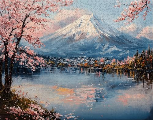 Puzzle 300 Teile Erwachsene Warmes Zuhause 38x26cm Puzzles für Erwachsene Lernspiel Herausforderungsspielzeug 300 Teilige Spiel Puzzlematte Weiß, KirschblüTen Puzzlematte, Geschenk V-3 Puzzle 300 Teile Erwachsene Warmes Zuhause 38x26cm Puzzles für Erwachsene Lernspiel Herausforderungsspielzeug 300 Teilige Spiel Puzzlematte Weiß, KirschblüTen Puzzlematte, Geschenk V-3 von Hanjunng