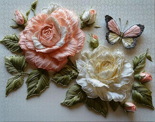 Puzzle 300 Teile Erwachsene Warmes Zuhause 38x26cm für Erwachsene Lernspiel Herausforderungsspielzeug 300 Teilige Puzzle Blume, Schmetterling Puzzlematte, Puzzlematte-Gift H-3 Puzzle 300 Teile Erwachsene Warmes Zuhause 38x26cm für Erwachsene Lernspiel Herausforderungsspielzeug 300 Teilige Puzzle Blume, Schmetterling Puzzlematte, Puzzlematte-Gift H-3 von Hanjunng