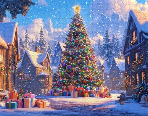 Puzzle 300 Teile Erwachsene Zuhause 38x26cm Puzzles für Erwachsene Lernspiel Herausforderungsspielzeug 300 Teilige Puzzlematte Geschenk, Weihnachtsbaum Puzzlematte, Gift K-7 Puzzle 300 Teile Erwachsene Zuhause 38x26cm Puzzles für Erwachsene Lernspiel Herausforderungsspielzeug 300 Teilige Puzzlematte Geschenk, Weihnachtsbaum Puzzlematte, Gift K-7 von Hanjunng