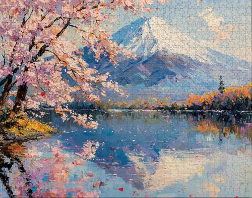 Puzzle 300 Teile Erwachsene Zuhause 38x26cm Puzzles für Erwachsene Lernspiel Herausforderungsspielzeug 300 Teilige Puzzlematte Vulkan Fuji, KirschblüTen Puzzlematte, Gift W-0 Puzzle 300 Teile Erwachsene Zuhause 38x26cm Puzzles für Erwachsene Lernspiel Herausforderungsspielzeug 300 Teilige Puzzlematte Vulkan Fuji, KirschblüTen Puzzlematte, Gift W-0 von Hanjunng