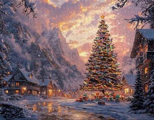 Puzzle 300 Teile Erwachsene Zuhause 38x26cm Puzzles für Erwachsene Lernspiel Herausforderungsspielzeug 300 Teilige Puzzlematte Weihnachtsbaum, Schneeflocke Puzzlematte, Gift W-7 Puzzle 300 Teile Erwachsene Zuhause 38x26cm Puzzles für Erwachsene Lernspiel Herausforderungsspielzeug 300 Teilige Puzzlematte Weihnachtsbaum, Schneeflocke Puzzlematte, Gift W-7 von Hanjunng