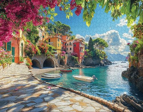 Puzzle 36 Teile Erwachsene Warmes Zuhause 30x20cm Puzzles für Erwachsene Lernspiel Herausforderungsspielzeug 36Teilige Spiel Puzzlematte Anlage, Wolke Puzzlematte, Geschenke E-4 von Hanjunng