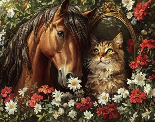 Puzzle 36 Teile Erwachsene Warmes Zuhause 30x20cm Puzzles für Erwachsene Lernspiel Herausforderungsspielzeug 36Teilige Spiel Puzzlematte Pferd, Blume Puzzlematte, Geschenke J-7 Puzzle 36 Teile Erwachsene Warmes Zuhause 30x20cm Puzzles für Erwachsene Lernspiel Herausforderungsspielzeug 36Teilige Spiel Puzzlematte Pferd, Blume Puzzlematte, Geschenke J-7 von Hanjunng