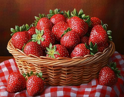 Puzzle 36 Teile Erwachsene Warmes Zuhause 30x20cm Puzzles für Erwachsene Lernspiel Herausforderungsspielzeug 36Teilige Spiel Puzzlematte Tischdecke, Rot Puzzlematte, Geschenk V-3 von Hanjunng