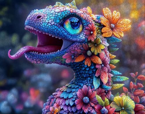 Puzzle 500 Teile, Puzzle Erwachsene, Abstrakt Puzzlematte, Indoor-Puzzlematte-Kreativspiel zur Entspannung von Erwachsenen und Erziehung Eidechse, Geschenke auf der Ganzen Welt A-0 Puzzle 500 Teile, Puzzle Erwachsene, Abstrakt Puzzlematte, Indoor-Puzzlematte-Kreativspiel zur Entspannung von Erwachsenen und Erziehung Eidechse, Geschenke auf der Ganzen Welt A-0 von Hanjunng