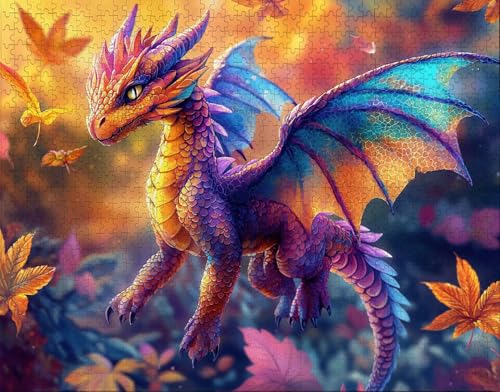 Puzzle 500 Teile, Puzzle Erwachsene, Ahornblatt Puzzlematte, Indoor-Puzzlematte-Kreativspiel zur Entspannung von Erwachsenen und Erziehung Eidechse, Geschenke auf Ganzen E-4 Puzzle 500 Teile, Puzzle Erwachsene, Ahornblatt Puzzlematte, Indoor-Puzzlematte-Kreativspiel zur Entspannung von Erwachsenen und Erziehung Eidechse, Geschenke auf Ganzen E-4 von Hanjunng