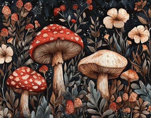 Puzzle 500 Teile, Puzzle Erwachsene, Anlage Puzzlematte, Indoor-Puzzlematte-Kreativspiel zur Entspannung von Erwachsenen und Erziehung Pilz, Geschenke auf der Ganzen Welt T-8 Puzzle 500 Teile, Puzzle Erwachsene, Anlage Puzzlematte, Indoor-Puzzlematte-Kreativspiel zur Entspannung von Erwachsenen und Erziehung Pilz, Geschenke auf der Ganzen Welt T-8 von Hanjunng