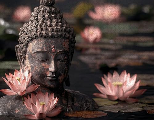 Puzzle 500 Teile, Puzzle Erwachsene, Buddha Puzzlematte, Indoor-Puzzlematte-Kreativspiel zur Entspannung von Erwachsenen und Erziehung Anlage, Geschenke auf der Ganzen Welt S-5 Puzzle 500 Teile, Puzzle Erwachsene, Buddha Puzzlematte, Indoor-Puzzlematte-Kreativspiel zur Entspannung von Erwachsenen und Erziehung Anlage, Geschenke auf der Ganzen Welt S-5 von Hanjunng