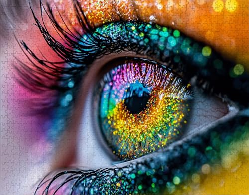 Puzzle 500 Teile, Puzzle Erwachsene, Frau Puzzlematte, Indoor-Puzzlematte-Kreativspiel zur Entspannung von Erwachsenen und Erziehung Auge, Geschenke auf der Ganzen Welt L-4 von Hanjunng