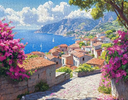 Puzzle 60 Teile Erwachsene Warmes Zuhause 40x28cm Puzzles für Erwachsene Lernspiel Herausforderungsspielzeug 60 Teilige Spiel Puzzlematte Farbe, Anlage Puzzlematte, Geschenk K-9 von Hanjunng