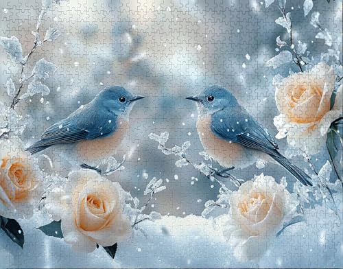 Puzzle 60 Teile Erwachsene Warmes Zuhause 40x28cm für Erwachsene Lernspiel Herausforderungsspielzeug 60 Teilige Puzzle Weiß, Anlage, Puzzlespiel-Geschenk R-5 von Hanjunng