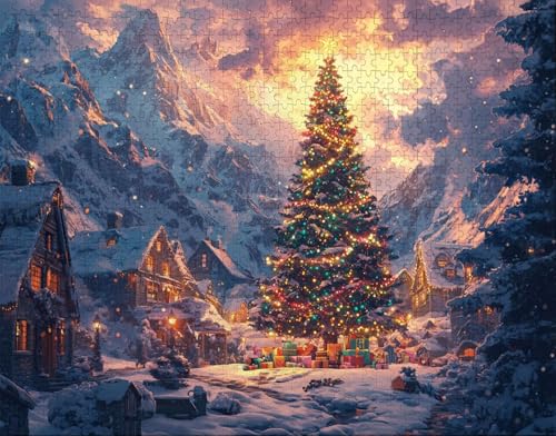 Puzzle 60 Teile Erwachsene Zuhause 40x28cm Puzzles für Erwachsene Lernspiel Herausforderungsspielzeug 60 Teilige Puzzlematte Schneeflocke, Weihnachtsbaum Puzzlematte, Gift C-8 Puzzle 60 Teile Erwachsene Zuhause 40x28cm Puzzles für Erwachsene Lernspiel Herausforderungsspielzeug 60 Teilige Puzzlematte Schneeflocke, Weihnachtsbaum Puzzlematte, Gift C-8 von Hanjunng