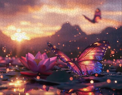 Puzzle 70 Teile, Puzzle Erwachsene, Schmetterling Puzzlematte, Indoor-Puzzlematte-Kreativspiel zur Entspannung von Erwachsenen und Erziehung Blume, Geschenke auf Ganzen J-7 Puzzle 70 Teile, Puzzle Erwachsene, Schmetterling Puzzlematte, Indoor-Puzzlematte-Kreativspiel zur Entspannung von Erwachsenen und Erziehung Blume, Geschenke auf Ganzen J-7 von Hanjunng