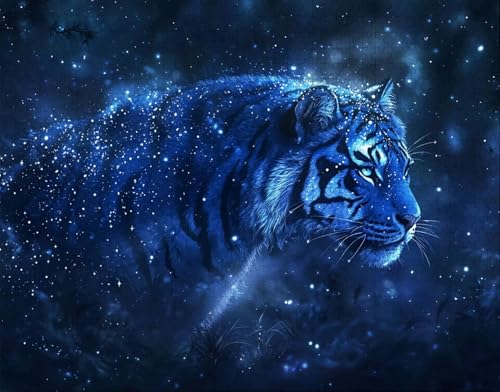 Puzzle 70 Teile, Puzzle Erwachsene, Weiß Puzzlematte, Indoor-Puzzlematte-Kreativspiel zur Entspannung von Erwachsenen und Erziehung Tiger, Geschenke auf der Ganzen Welt C-5 von Hanjunng