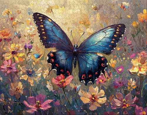 Puzzle 80 Teile Erwachsene Warmes Zuhause 15x10cm Puzzles für Erwachsene Lernspiel Herausforderungsspielzeug 80 Teilige Spiel Puzzlematte Blume, Anlage Puzzlematte, Geschenk A-3 von Hanjunng