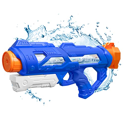 Hanmulee Wasserpistole für Kinder, High Capacity 850CC Schnellfüllende leckagesichere Wasserpistolen, Super Squirt Wasser Blaster Spielzeug, Strand, Pool, Party, Wasser Kampf Spielzeug für Kinder Hanmulee Wasserpistole für Kinder, High Capacity 850CC Schnellfüllende leckagesichere Wasserpistolen, Super Squirt Wasser Blaster Spielzeug, Strand, Pool, Party, Wasser Kampf Spielzeug für Kinder von Hanmulee