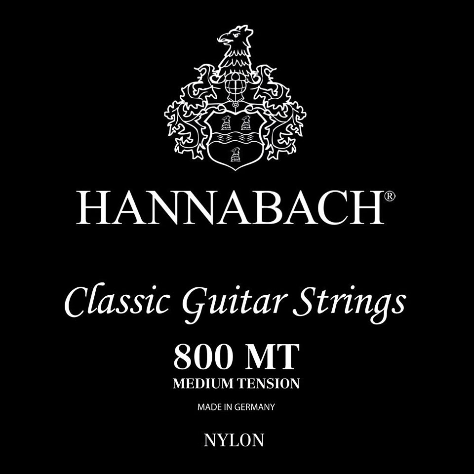 Hannabach 800 MT Black Saiten Konzertgitarre von Hannabach