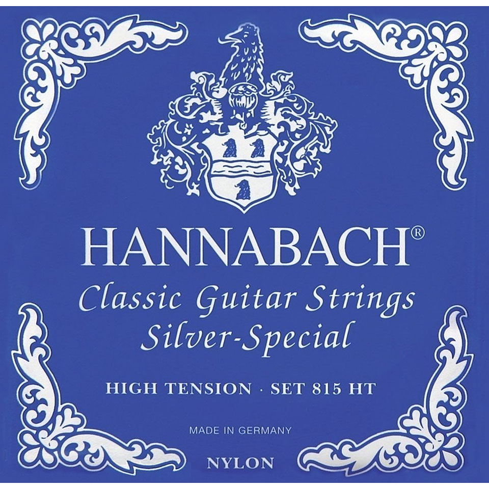 Hannabach 815 HT Silver Special Blue Saiten Konzertgitarre von Hannabach