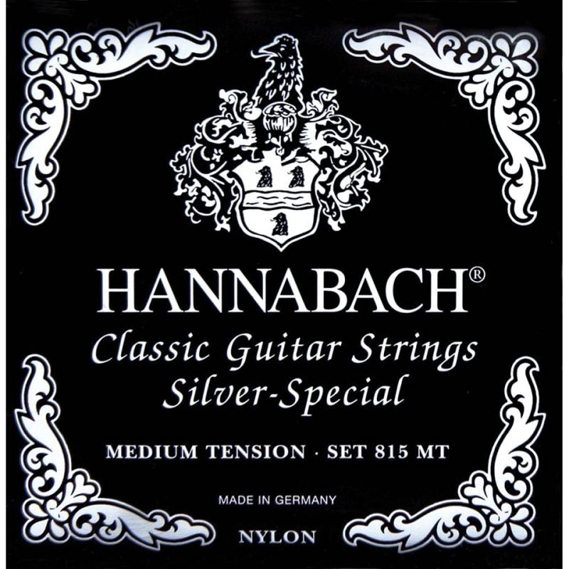 Hannabach 815 MT Silver Special Black Saiten Konzertgitarre von Hannabach