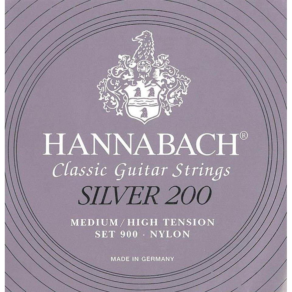 Hannabach 900 MHT Silver 200 Saiten Konzertgitarre Hannabach 900 MHT Silver 200 Saiten Konzertgitarre von Hannabach