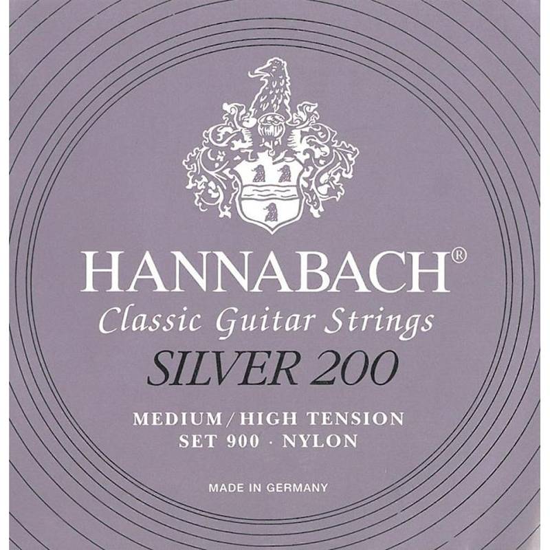 Hannabach 900 MHT Silver 200 Saiten Konzertgitarre von Hannabach