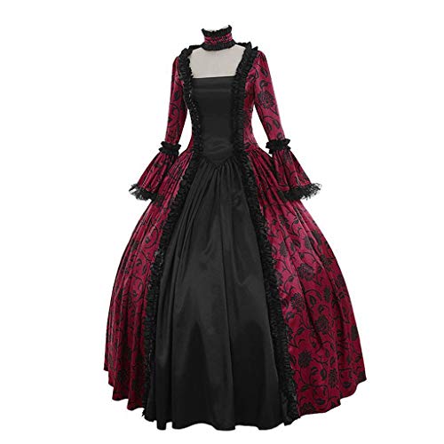 Gothic Kleid Mit Korsett Brautkleider Minikleid Cosplay Kostüm Halloween Gothic Hexenkleid Mittelalterliches Party Prinzessin Kostüm Patchwork Prinzessin Kleid Halloween Kostüm Kleid von Hanraz