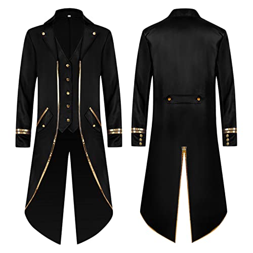 fasching kostüm herren, steampunk kostüm herren xxxl, Steampunk Herren, Gothic Vintage Mittelalter Cosplay Herren, Ritter Kostüm Herren, Mantel Herren, Für Männer Fasching Karneval fasching kostüm herren, steampunk kostüm herren xxxl, Steampunk Herren, Gothic Vintage Mittelalter Cosplay Herren, Ritter Kostüm Herren, Mantel Herren, Für Männer Fasching Karneval von Hanraz