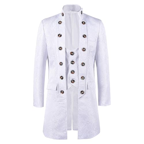 herren kostüm, gothic steampunk hemd herren, Mittelalter Kleidung Herren, Mittelalter Renaissance Festlich Mantel Herren, Samurai Kostüm, Viktorianisch, Für Männer Fasching Karneval herren kostüm, gothic steampunk hemd herren, Mittelalter Kleidung Herren, Mittelalter Renaissance Festlich Mantel Herren, Samurai Kostüm, Viktorianisch, Für Männer Fasching Karneval von Hanraz