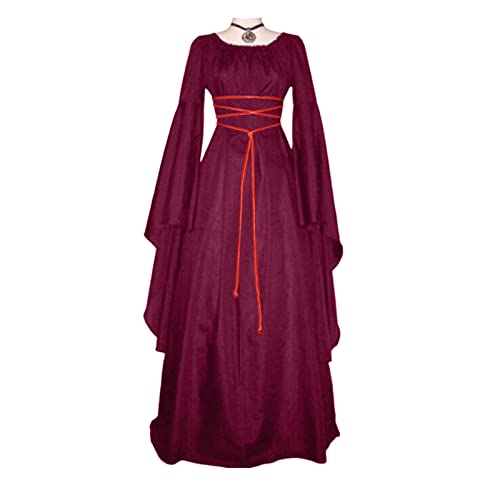 kleidung damen, Mittelalter Kleidung Damen Steampunk Korsett Rockabilly Maxikleid 19 Jahrhundert Vintage Partykleid Swing-Kleid Gothic Sommerkleid Für Halloween Karneval kleidung damen, Mittelalter Kleidung Damen Steampunk Korsett Rockabilly Maxikleid 19 Jahrhundert Vintage Partykleid Swing-Kleid Gothic Sommerkleid Für Halloween Karneval von Hanraz