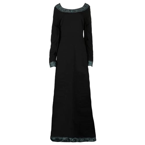kostüm damen, Mittelalter Kleidung Damen Korsett Vintage Sommerkleid Partykleid Cosplay Steampunk Corsagenkleid Maxikleid Gothic Swing-Kleid Für Halloween Karneval von Hanraz