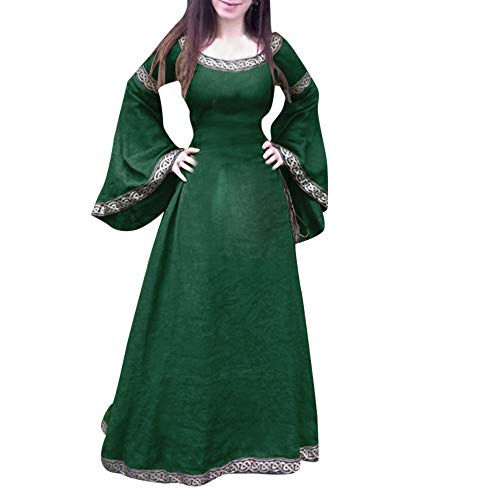 kostüm damen, Mittelalter Kleidung Damen Steampunk Vintage Corsagenkleid Partykleid Große Größen Korsett Maxikleid Swing-Kleid Gothic Rockabilly Für Halloween Karneval kostüm damen, Mittelalter Kleidung Damen Steampunk Vintage Corsagenkleid Partykleid Große Größen Korsett Maxikleid Swing-Kleid Gothic Rockabilly Für Halloween Karneval von Hanraz