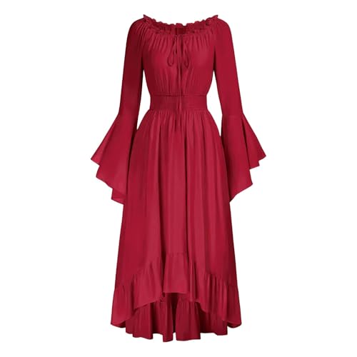 mittelalter kleidung große größen, Mittelalter Kleidung Damen 19 Jahrhundert Korsett Rockabilly Swing-Kleid Vintage Steampunk Maxikleid Partykleid Große Größen Sommerkleid Für Halloween Karneval mittelalter kleidung große größen, Mittelalter Kleidung Damen 19 Jahrhundert Korsett Rockabilly Swing-Kleid Vintage Steampunk Maxikleid Partykleid Große Größen Sommerkleid Für Halloween Karneval von Hanraz