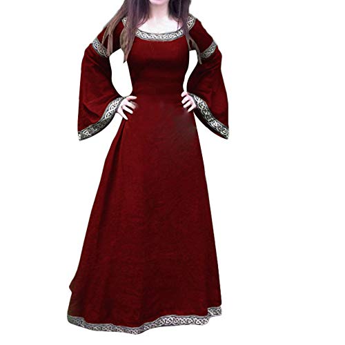 mittelalter kostüm damen, Mittelalter Kleidung Damen Steampunk Vintage Corsagenkleid Partykleid Große Größen Korsett Maxikleid Swing-Kleid Gothic Rockabilly Für Halloween Karneval mittelalter kostüm damen, Mittelalter Kleidung Damen Steampunk Vintage Corsagenkleid Partykleid Große Größen Korsett Maxikleid Swing-Kleid Gothic Rockabilly Für Halloween Karneval von Hanraz