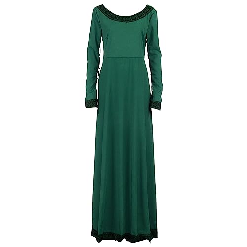 mittelalterkleidung damen, Mittelalter Kleidung Damen Korsett Vintage Sommerkleid Partykleid Cosplay Steampunk Corsagenkleid Maxikleid Gothic Swing-Kleid Für Halloween Karneval mittelalterkleidung damen, Mittelalter Kleidung Damen Korsett Vintage Sommerkleid Partykleid Cosplay Steampunk Corsagenkleid Maxikleid Gothic Swing-Kleid Für Halloween Karneval von Hanraz