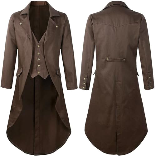 piratenkostüm herren, steampunk kostüm herren, Mittelalter Kleidung Herren, Renaissance Mittelalter Festlich Gehrock Herren, Seemannsjacke, Gothic Mantel Herren, Für Männer Fasching Karneval piratenkostüm herren, steampunk kostüm herren, Mittelalter Kleidung Herren, Renaissance Mittelalter Festlich Gehrock Herren, Seemannsjacke, Gothic Mantel Herren, Für Männer Fasching Karneval von Hanraz