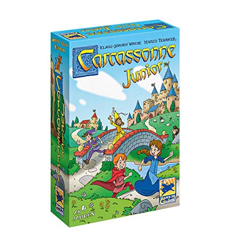 Hans im Glück, Carcassonne Junior, Kinderspiel, Brettspiel, 2-4 Spieler, Ab 4+ Jahren, 30+ Minuten, Deutsch von Hans im Glück