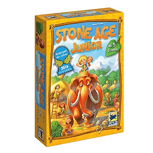 Hans im Glück | Stone Age Junior | Kinderspiel des Jahres 2016 | Strategiespiel | 2-4 Spieler | Ab 5+ Jahren | 15+ Minuten | Deutsch von Hans im Glück