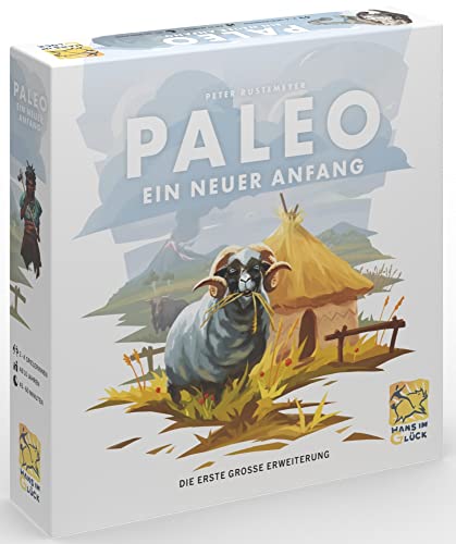 Hans im Glück, Paleo – Ein neuer Anfang, Erweiterung, Kennerspiel, Brettspiel, 2-4 Spieler, Ab 10+ Jahren, 60+ Minuten, Deutsch von Hans im Glück